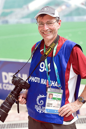 Yan Huckendubler at the Commonwealth Games - 2010