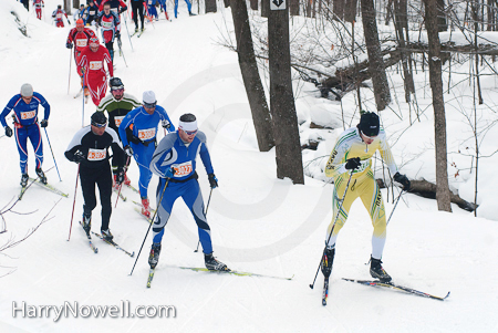 Gatineau Loppet 2010 - lead pack classic race