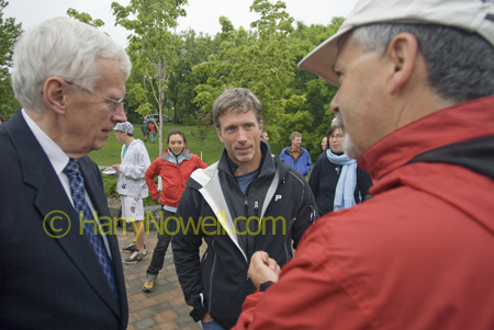 Official opening of the Pumphouse - David Ford, Russell Mills